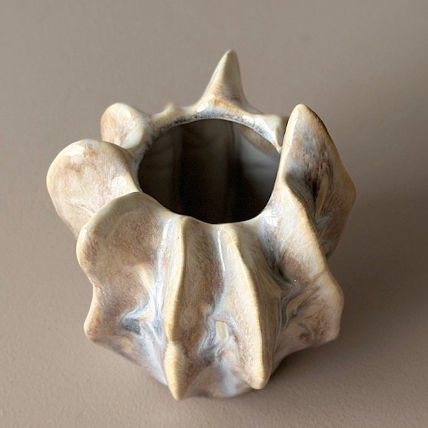 Birgitte vase H 15 cm keramik