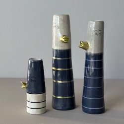 Vase ansigt med nb keramik