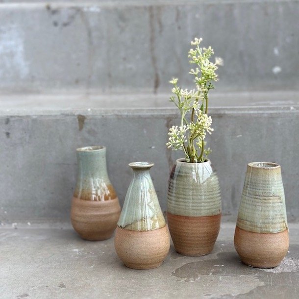 Vase half glace Keramik