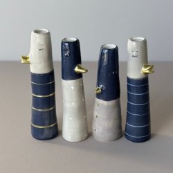 Vase ansigt med nb keramik