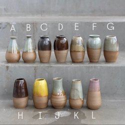 Vase half glace Keramik