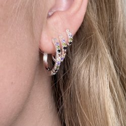 Vigga creoler 20 mm slv