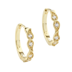 VIMS HOOP  Forgyldt Slv