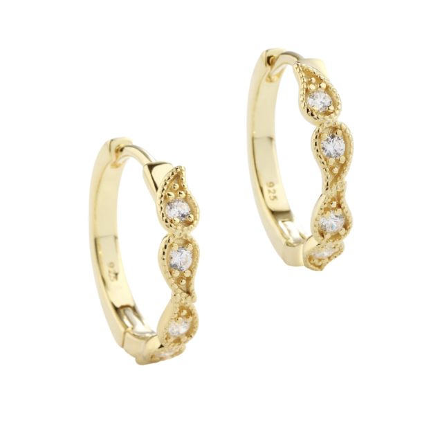 VIMS HOOP  Forgyldt Slv