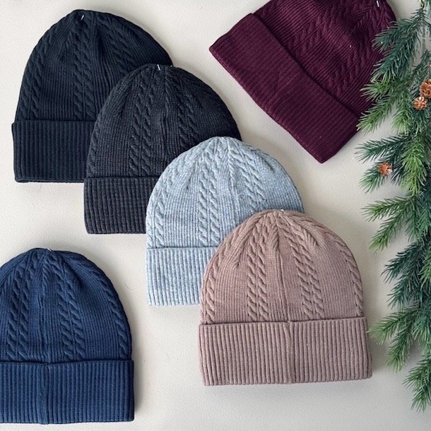 Beanie herre hue med fleece for viskose miks