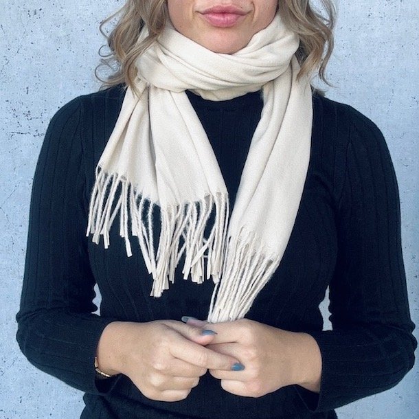 Trklde ensfarvet 100% viskose