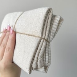 Viskestykke st af 2 stk. 100% bomuld