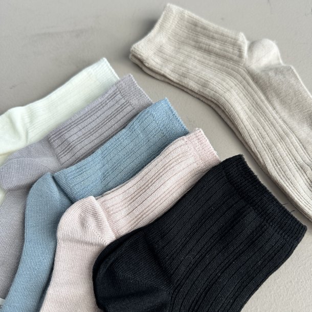 Strmper ensfarvet onesize