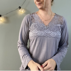 Nattj blonde bomuld str s-xxl