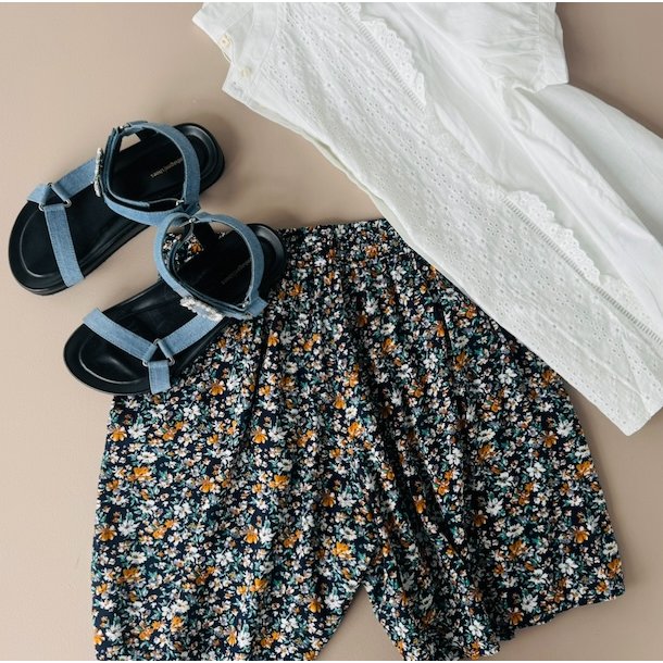 Shorts petit flower viskose str m-4xl