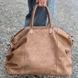 Weekendtaske Butte  washed Skind