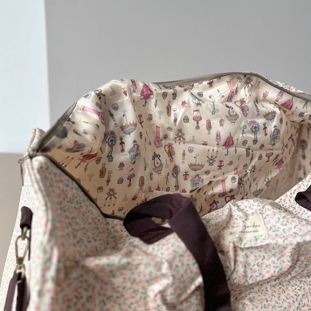 Weekendtaske coated flora