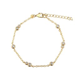 Armb�nd WHISPER PURE - Forgyldt S�lv
