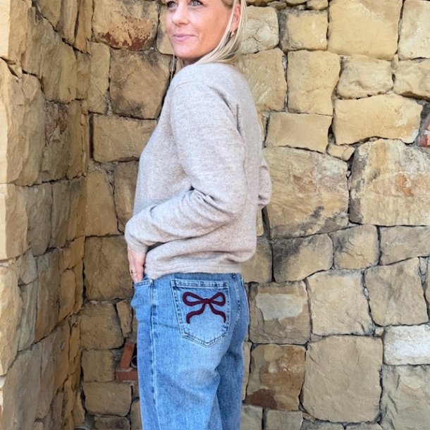Jeans med wide i benene, Belle 