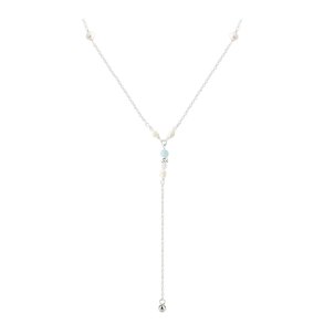 Halsk�de SINNA PEARL 45 + 3 CM. 925 s�lv 