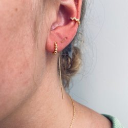 retrd m. earcuff forgyldt