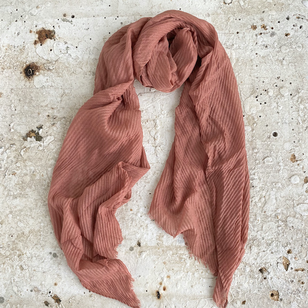 Gør gulvet rent Horn Sympatisere Tørklæde plisseret viskose / bomulds miks - Lette tørklæder - COW CONCEPT